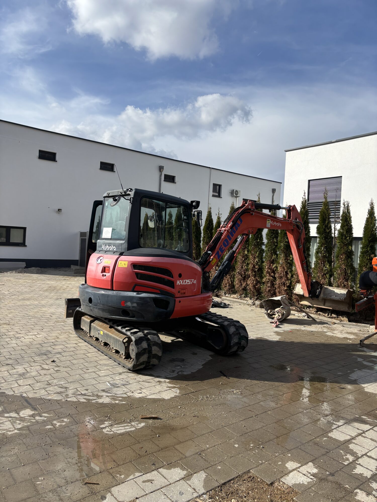 Kubota Bagger KX057-4 (5,5t) für Erdbewegung und Aushub