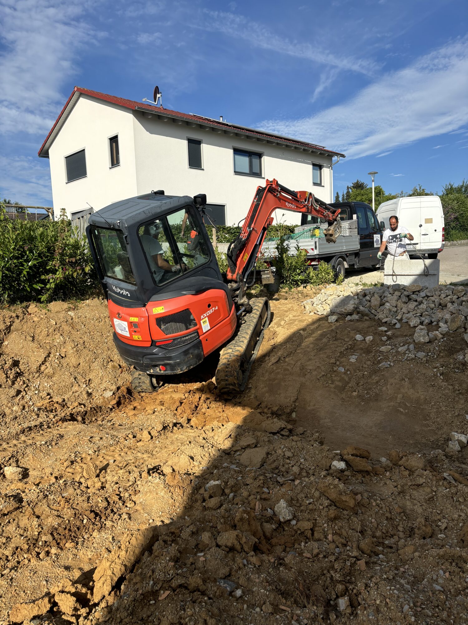 Jetzt Kubota KX037-4 Bagger mieten und flexibel arbeiten
