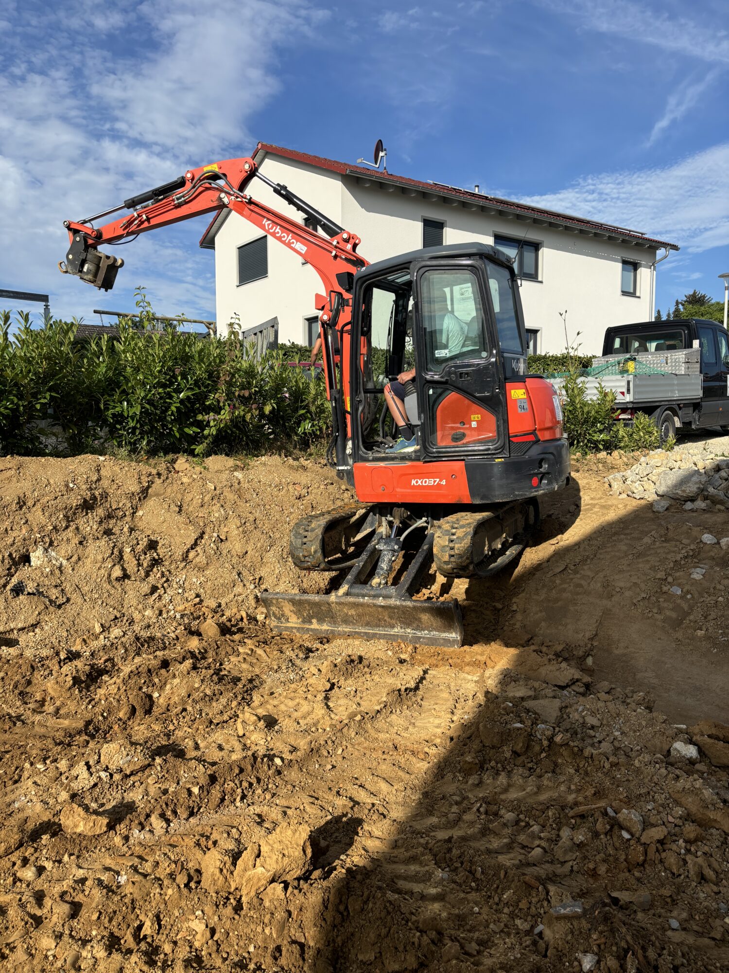 Kubota KX037-4 Kompaktbagger – Ideal für enge Baustellen
