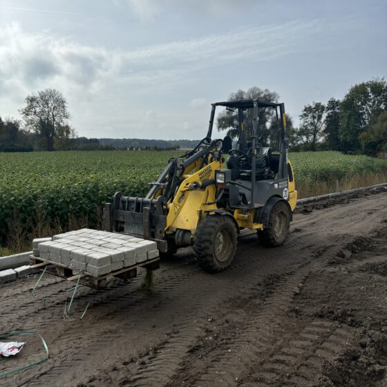 Radlader Wacker WL 25 (2,5t) für präzise Lade- und Transportaufgaben in engen Baustellenbereichen