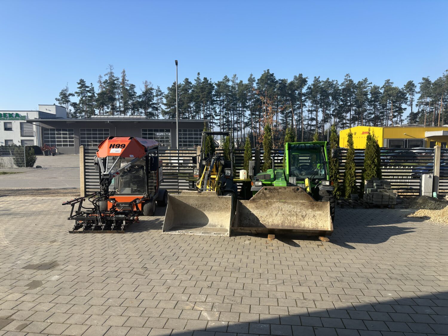 Verlegemaschine H99 Optimas für effiziente Bauprojekte