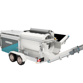 Gremac E1 Siebmaschine für effizientes Recycling und Materialaufbereitung.