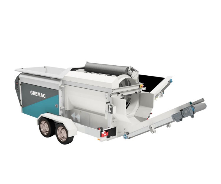 Gremac E1 Siebmaschine für effizientes Recycling und Materialaufbereitung.
