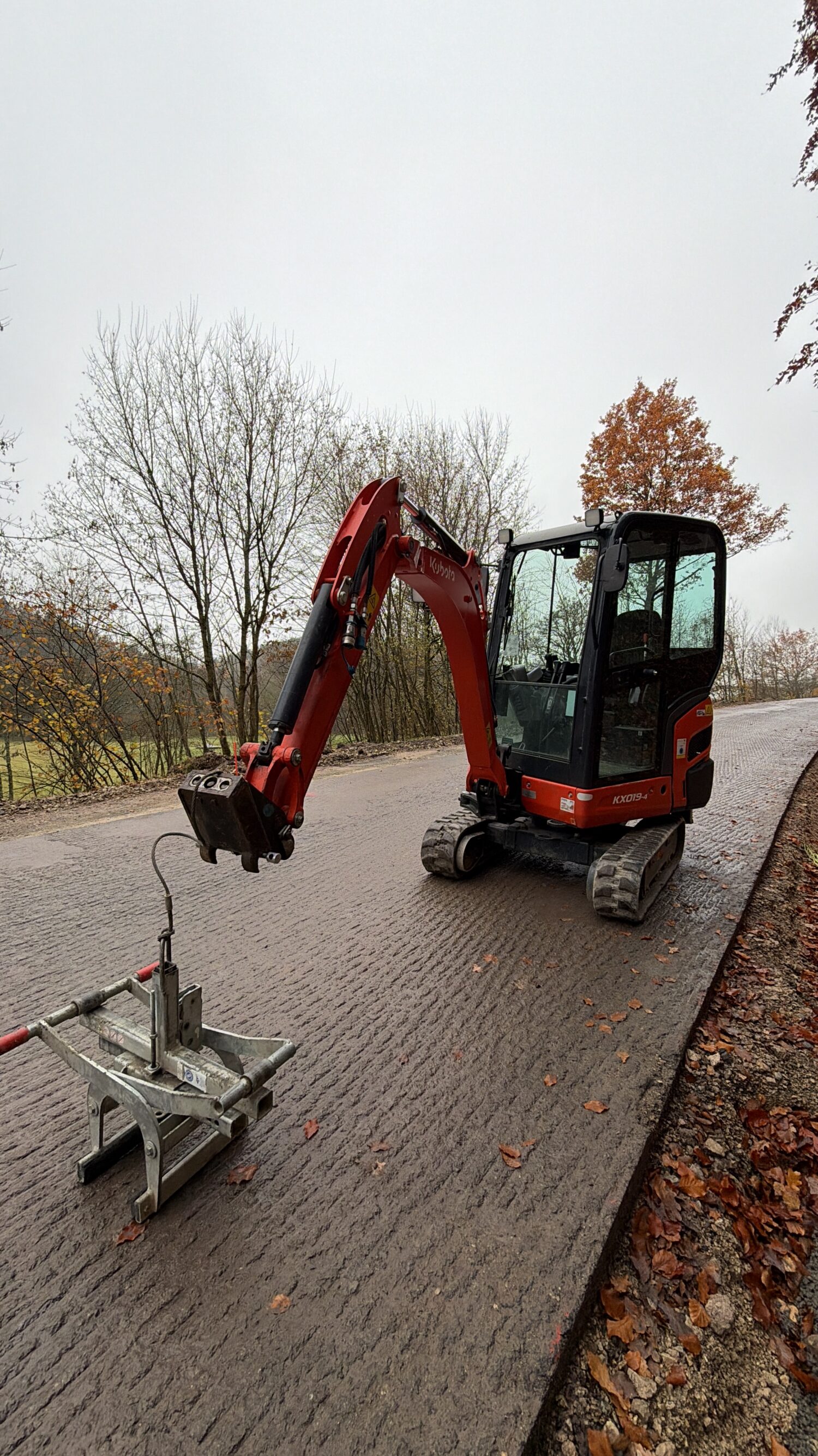 Stein Hebezange für Bagger mieten