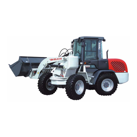 Takeuchi TW 8 SL Radlader mit Schaufel für Erdarbeiten, Materialtransport und Baustelleneinsätze
