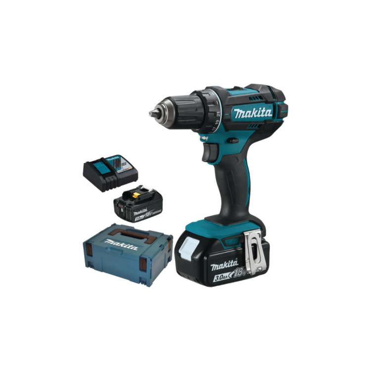 Makita Akku-Bohrschrauber DDF343 zum kabellosen Bohren und Schrauben